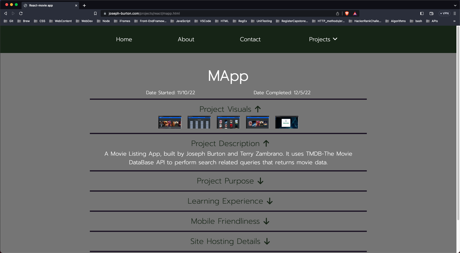 MApp Project